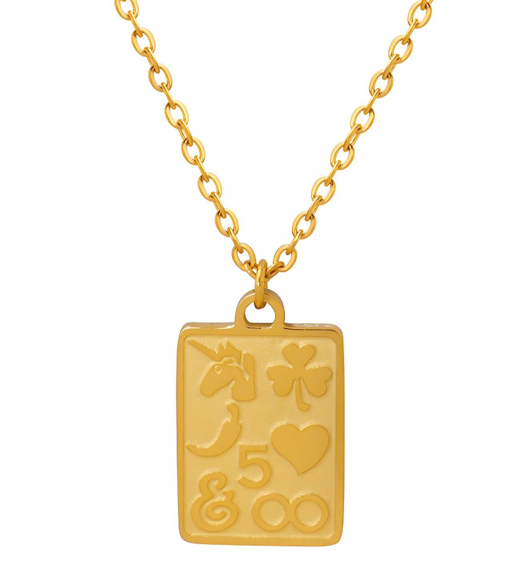 18K gold plated Stainless steel necklace