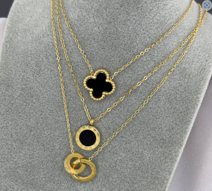 18K gold plated Stainless steel necklace