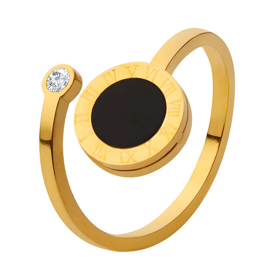 18K gold plated Stainless steel finger ring