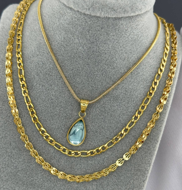 18K gold plated Stainless steel necklace